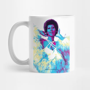 Aretha Franklin Retro 80s Mug